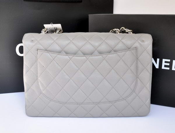 Chanel Original Caviar Leather Flap Bag A28600 Grey Chanel Original Caviar Leather Flap Bag A28600 Grey