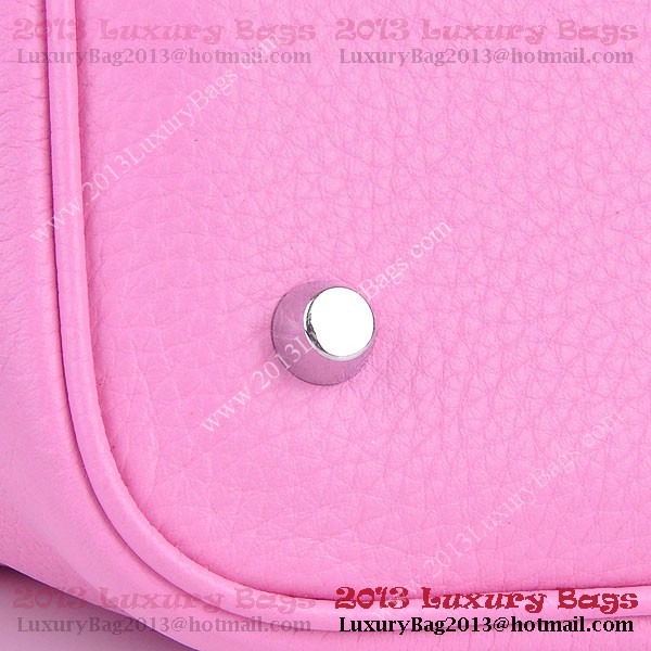 Hermes Picotin Lock MM Bag in Clemence Leather 8616 Pink