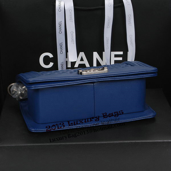 Boy Chanel Flap Shoulder Bag in Sheepskin Leather A58500 RoyalBlue Boy Chanel Flap Shoulder Bag in Sheepskin Leather A58500 RoyalBlue
