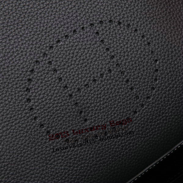 Hermes Original Calf Leather Tote Bag M86682 Black