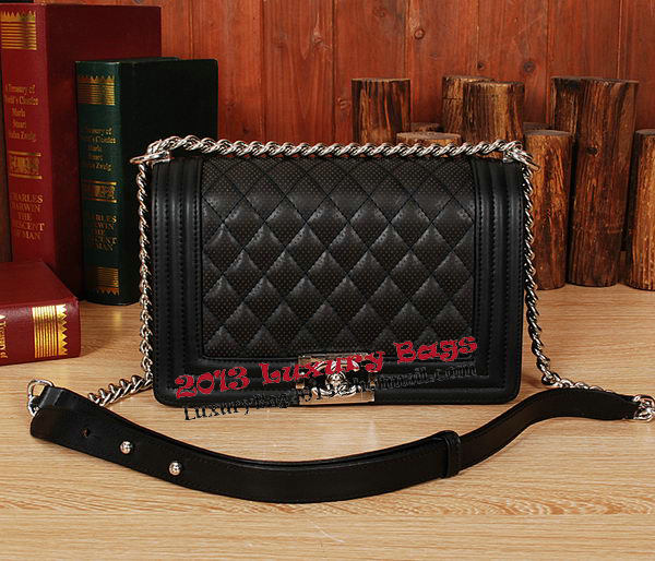 Chanel Boy Flap Shoulder Bag Original Leather A6870 Black Chanel Boy Flap Shoulder Bag Original Leather A6870 Black