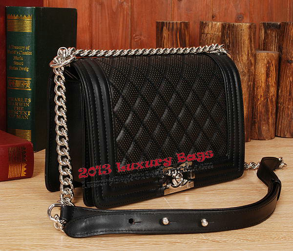 Chanel Boy Flap Shoulder Bag Original Leather A6870 Black Chanel Boy Flap Shoulder Bag Original Leather A6870 Black