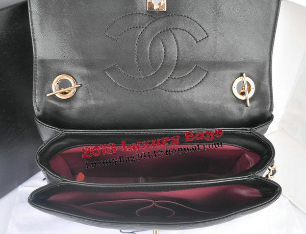 Chanel Classic Top Handle Bag Original Sheepskin Leather CHA92236 Black Chanel Classic Top Handle Bag Original Sheepskin Leather CHA92236 Black