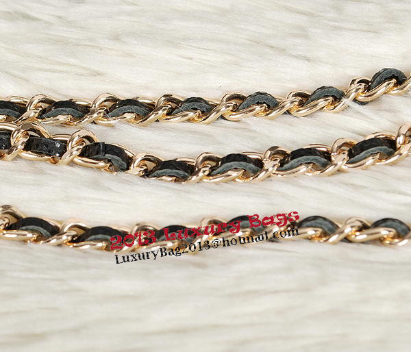 Chanel CHA33814 Original Cannage Leather mini Flap Bag Black