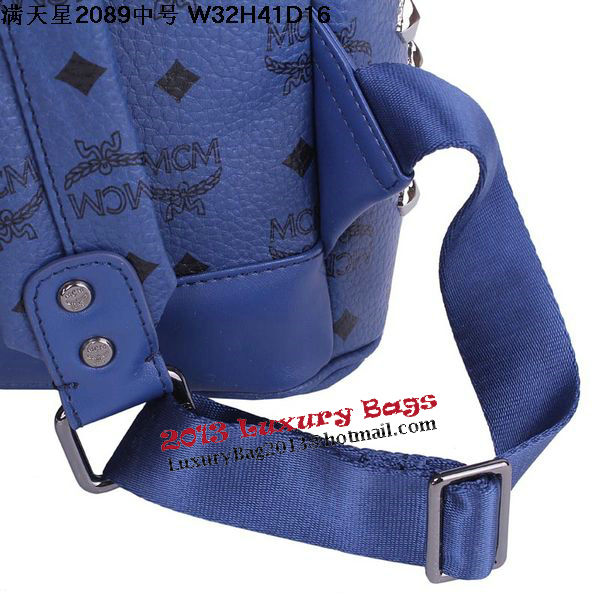 MCM Stark Studded Medium Backpack MC2089 Royal MCM Stark Studded Medium Backpack MC2089 Royal