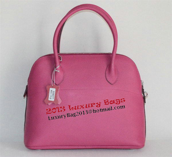 Hermes Bolide 37CM Calfskin Leather Tote Bags H509084 Rosy
