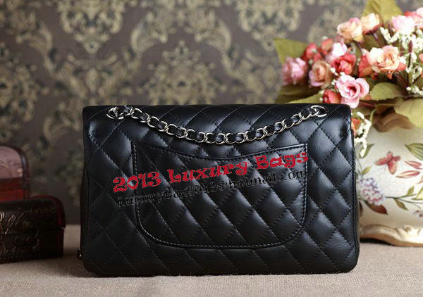 Chanel 2.55 Series Bag Original Black Sheepskin CHA1112 Silver Chanel 2.55 Series Bag Original Black Sheepskin CHA1112 Silver