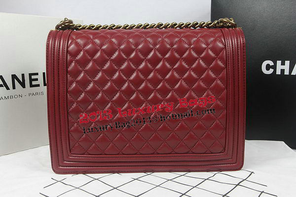 Boy Chanel Flap Shoulder Bag Burgundy Original Sheepskin A67087 Brass Boy Chanel Flap Shoulder Bag Burgundy Original Sheepskin A67087 Brass