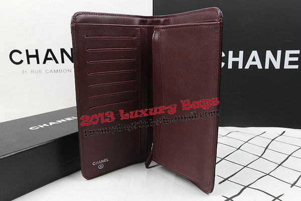 Chanel Bi-Fold Wallet Black Original Cannage Pattern A31509 Silver Chanel Bi-Fold Wallet Black Original Cannage Pattern A31509 Silver