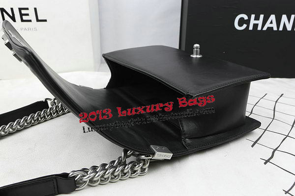 Boy Chanel Flap Bag Original Calfskin Leather A67025 Black Boy Chanel Flap Bag Original Calfskin Leather A67025 Black