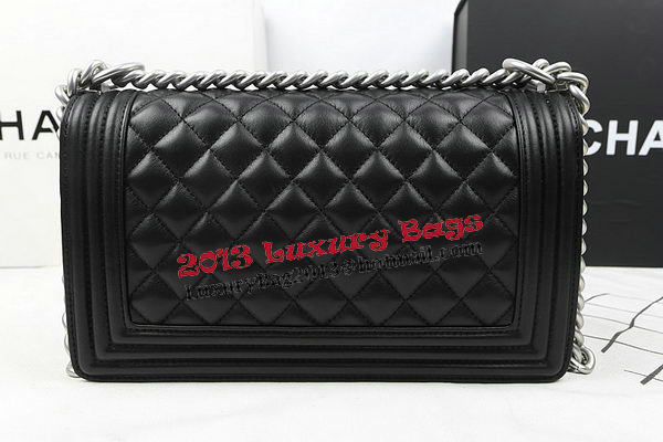 Boy Chanel Flap Bag Original Calfskin Leather A67025 Black Boy Chanel Flap Bag Original Calfskin Leather A67025 Black