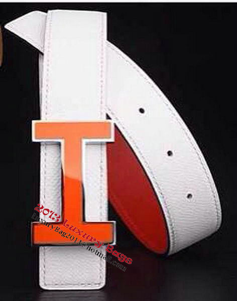 HERMES Belts HB1123 Red&White HERMES Belts HB1123 Red&White