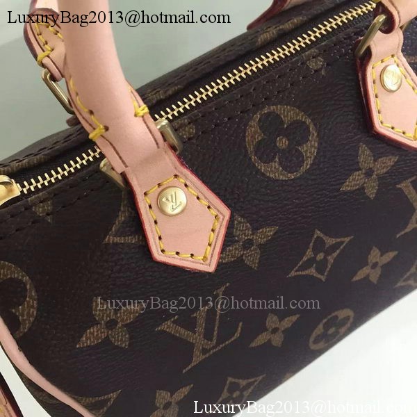 Louis Vuitton Monogram Canvas NANO SPEEDY M61252