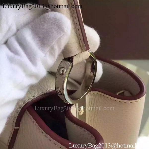 Louis Vuitton Capucines BB Tote Bag M94754 OffWhite Louis Vuitton Capucines BB Tote Bag M94754 OffWhite