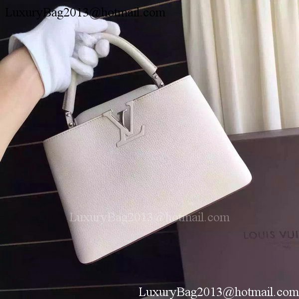 Louis Vuitton Capucines BB Tote Bag M94754 OffWhite Louis Vuitton Capucines BB Tote Bag M94754 OffWhite