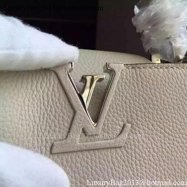 Louis Vuitton Capucines BB Tote Bag M94754 OffWhite Louis Vuitton Capucines BB Tote Bag M94754 OffWhite