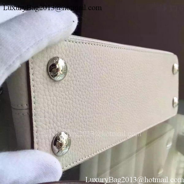 Louis Vuitton Capucines BB Tote Bag M94754 OffWhite Louis Vuitton Capucines BB Tote Bag M94754 OffWhite