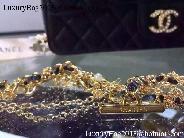 Chanel 2.55 Series Flap Bag Black Sheepskin Leather A5016 Black Chanel 2.55 Series Flap Bag Black Sheepskin Leather A5016 Black