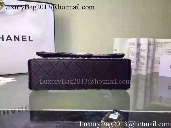 Chanel 2.55 Series Flap Bag Black Sheepskin Leather A5016 Black Chanel 2.55 Series Flap Bag Black Sheepskin Leather A5016 Black