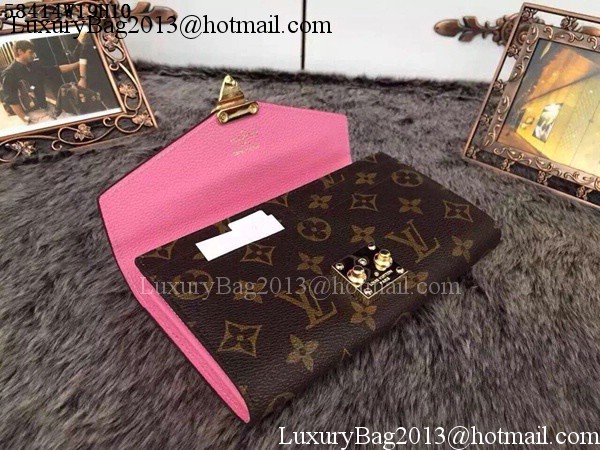 Louis Vuitton Monogram Canvas PALLAS WALLET M58414 Pink Louis Vuitton Monogram Canvas PALLAS WALLET M58414 Pink
