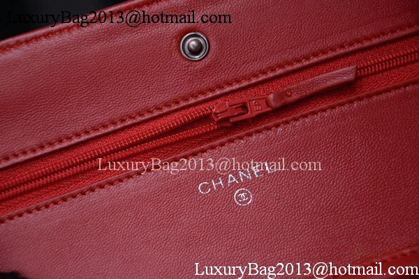 Boy Chanel mini Flap Bags Bright Cannage Pattern A33815 Burgundy