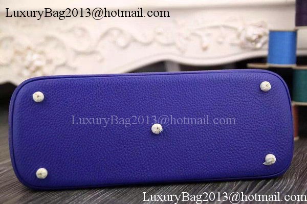 Hermes Bolide 37CM Calfskin Leather Tote Bag B1004 Royal Hermes Bolide 37CM Calfskin Leather Tote Bag B1004 Royal