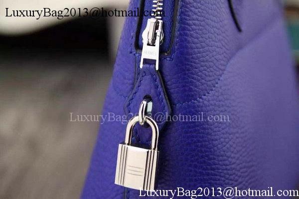 Hermes Bolide 37CM Calfskin Leather Tote Bag B1004 Royal Hermes Bolide 37CM Calfskin Leather Tote Bag B1004 Royal