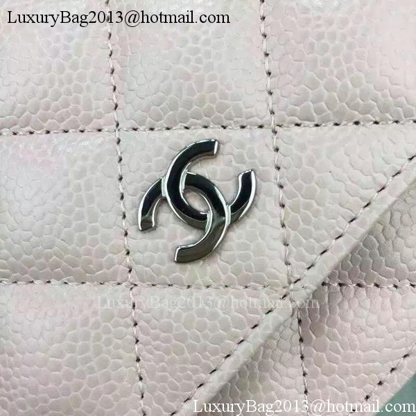Chanel mini Flap Bag Pink Cannage Pattern A8373 Silver Chanel mini Flap Bag Pink Cannage Pattern A8373 Silver