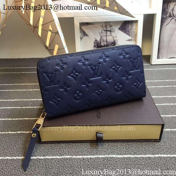 Louis Vuitton Monogram Empreinte Zippy Wallet X60017 Royal Louis Vuitton Monogram Empreinte Zippy Wallet X60017 Royal