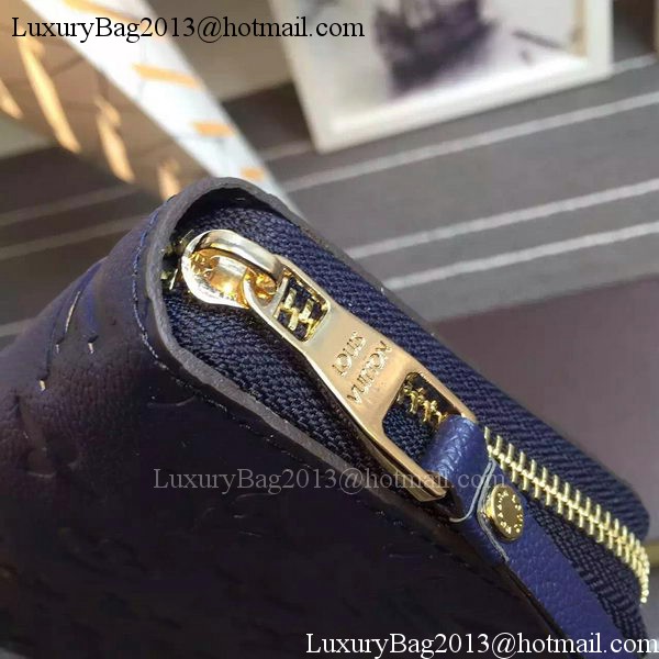 Louis Vuitton Monogram Empreinte Zippy Wallet X60017 Royal Louis Vuitton Monogram Empreinte Zippy Wallet X60017 Royal