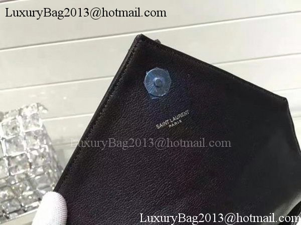 YSL Classic Monogramme Flap Bag Calfskin Leather Y22369 Black YSL Classic Monogramme Flap Bag Calfskin Leather Y22369 Black