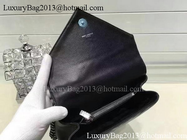 YSL Classic Monogramme Flap Bag Calfskin Leather Y22369 Black YSL Classic Monogramme Flap Bag Calfskin Leather Y22369 Black