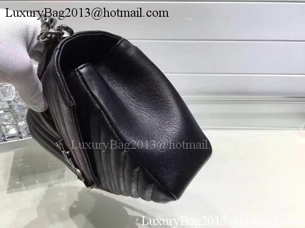 YSL Classic Monogramme Flap Bag Calfskin Leather Y22369 Black YSL Classic Monogramme Flap Bag Calfskin Leather Y22369 Black