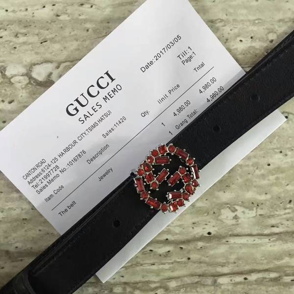 Gucci 2.5cm Original Leather Belt 17418B Gucci 2.5cm Original Leather Belt 17418B