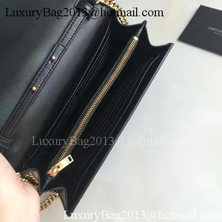 Saint Laurent mini Croco Leather Cross-body Shoulder Bag 360458 Black Saint Laurent mini Croco Leather Cross-body Shoulder Bag 360458 Black