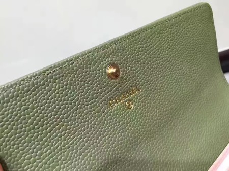Chanel Boy Matelasse Long Wallet Cannage Pattern CHA5263 Green Chanel Boy Matelasse Long Wallet Cannage Pattern CHA5263 Green
