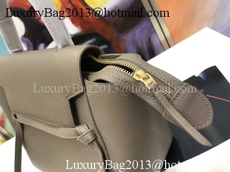 Celine Belt Bag Original Litchi Leather C3349 Grey Celine Belt Bag Original Litchi Leather C3349 Grey