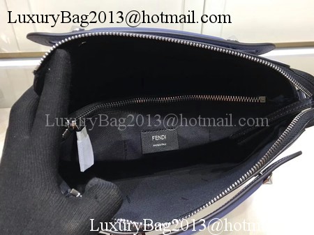 Fendi BY THE WAY Bag Original Calfskin Leather F2689 Blue Fendi BY THE WAY Bag Original Calfskin Leather F2689 Blue