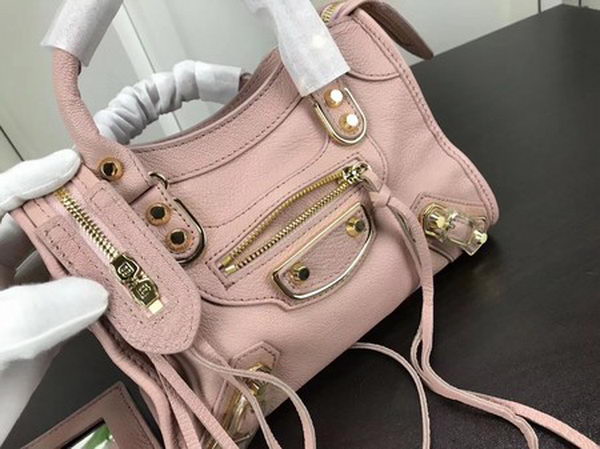 Balenciaga Giant City Gold Studs Handbag B084336 Pink Balenciaga Giant City Gold Studs Handbag B084336 Pink