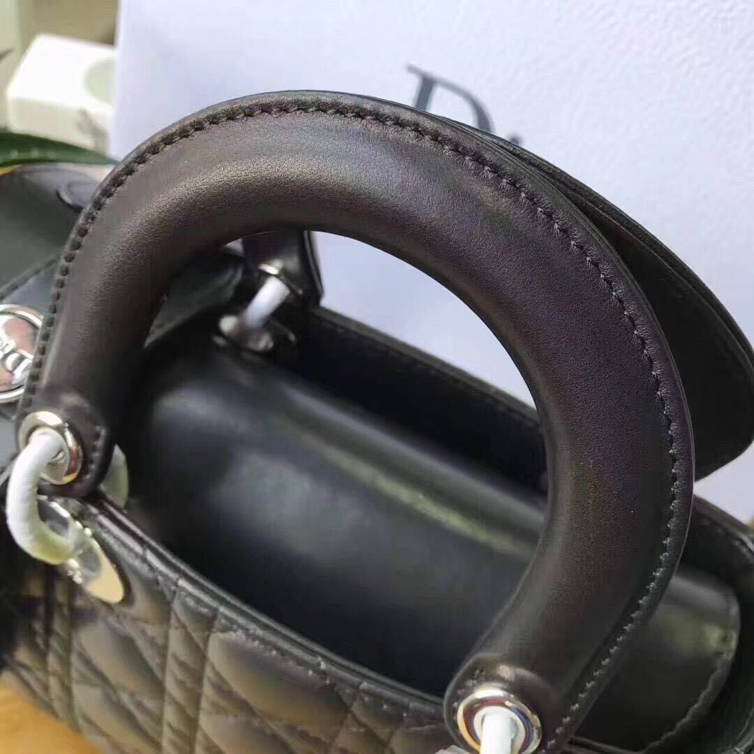 Dior Cannage Nano Lady Bag Original Leather CD3891 Black Dior Cannage Nano Lady Bag Original Leather CD3891 Black