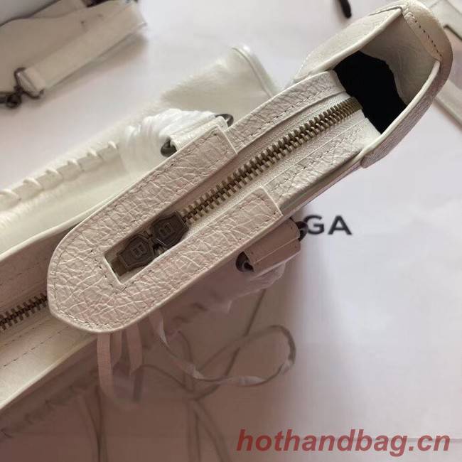 Balenciaga The City Handbag Calf leather 382569 white