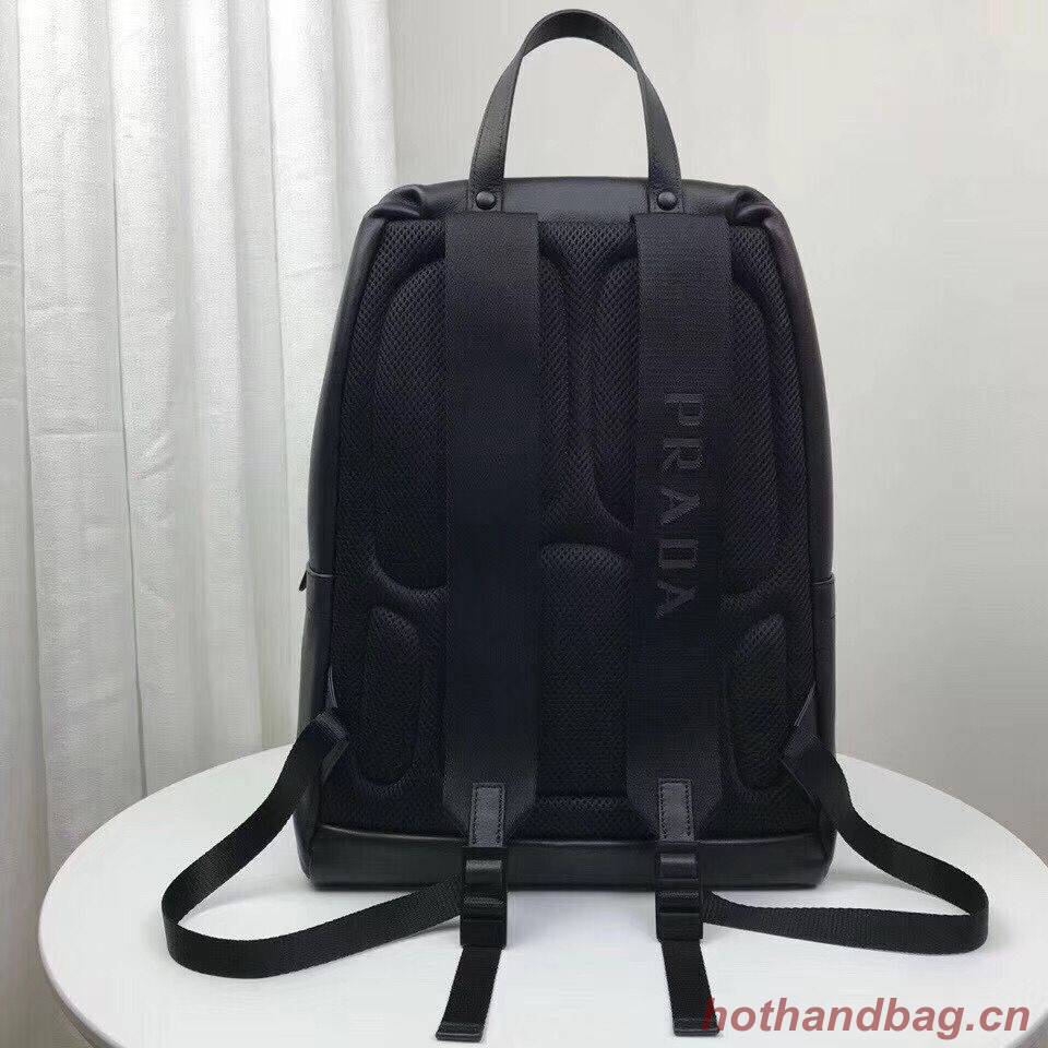 Prada Original Calfskin Leather Backpack Bag 2VZ066 Black Prada Original Calfskin Leather Backpack Bag 2VZ066 Black