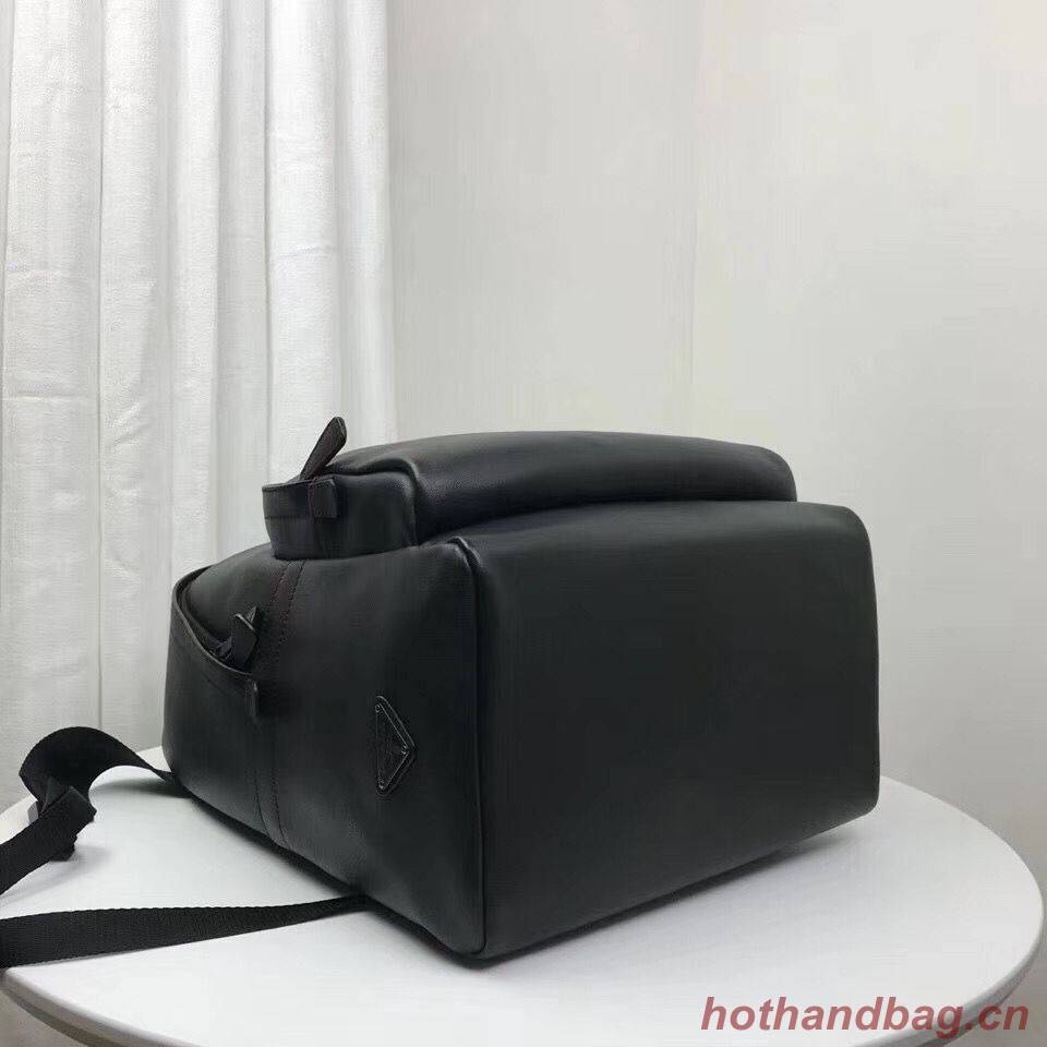 Prada Original Calfskin Leather Backpack Bag 2VZ066 Black Prada Original Calfskin Leather Backpack Bag 2VZ066 Black