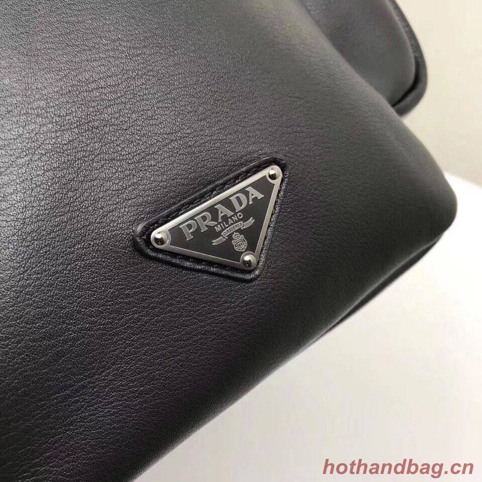 Prada Original Calfskin Leather Backpack Bag 2VZ066 Black Prada Original Calfskin Leather Backpack Bag 2VZ066 Black