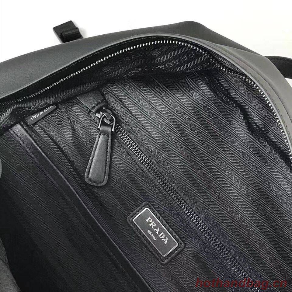 Prada Original Calfskin Leather Backpack Bag 2VZ066 Black Prada Original Calfskin Leather Backpack Bag 2VZ066 Black