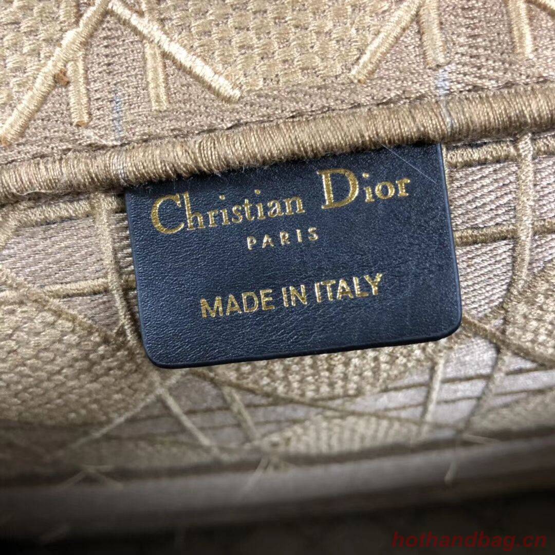 DIOR BOOK TOTE BAG IN EMBROIDERED CANVAS C1286 grey blue DIOR BOOK TOTE BAG IN EMBROIDERED CANVAS C1286 grey blue