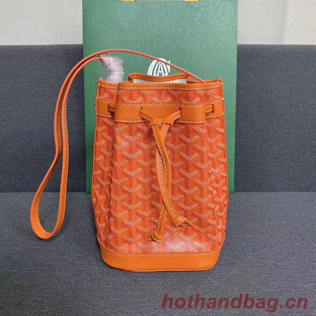 Goyard petit flot drawstring Bag G6959 orange