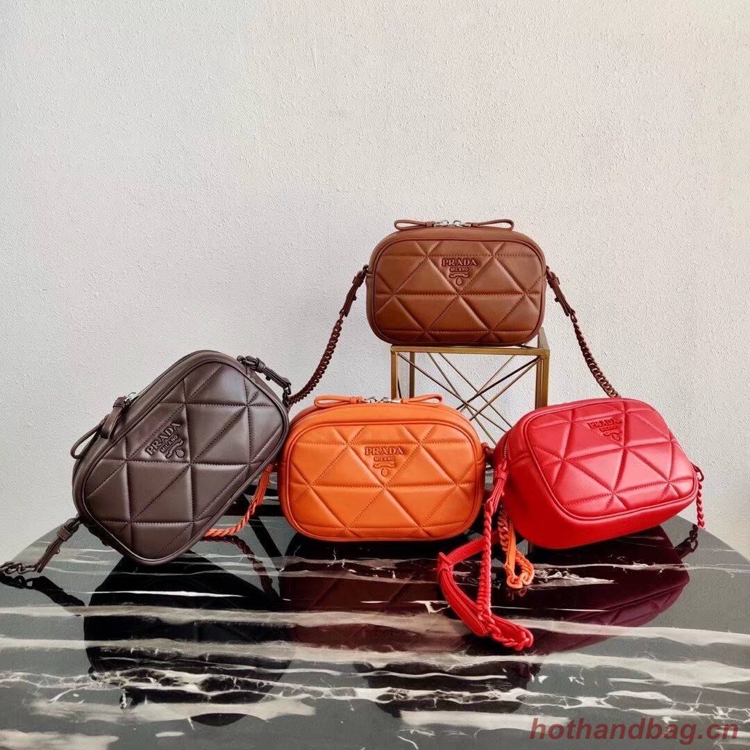 Prada Spectrum shoulder bag 1BH141 red Prada Spectrum shoulder bag 1BH141 red
