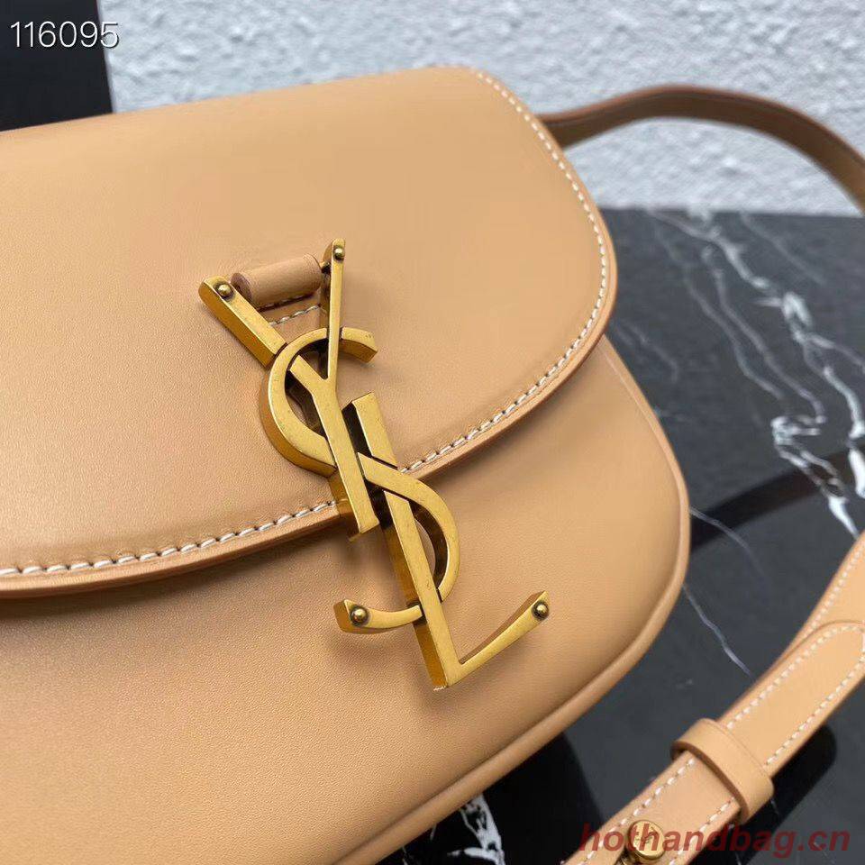 Yves Saint Laurent Calfskin Leather Shoulder Bag 619740 apricot Yves Saint Laurent Calfskin Leather Shoulder Bag 619740 apricot