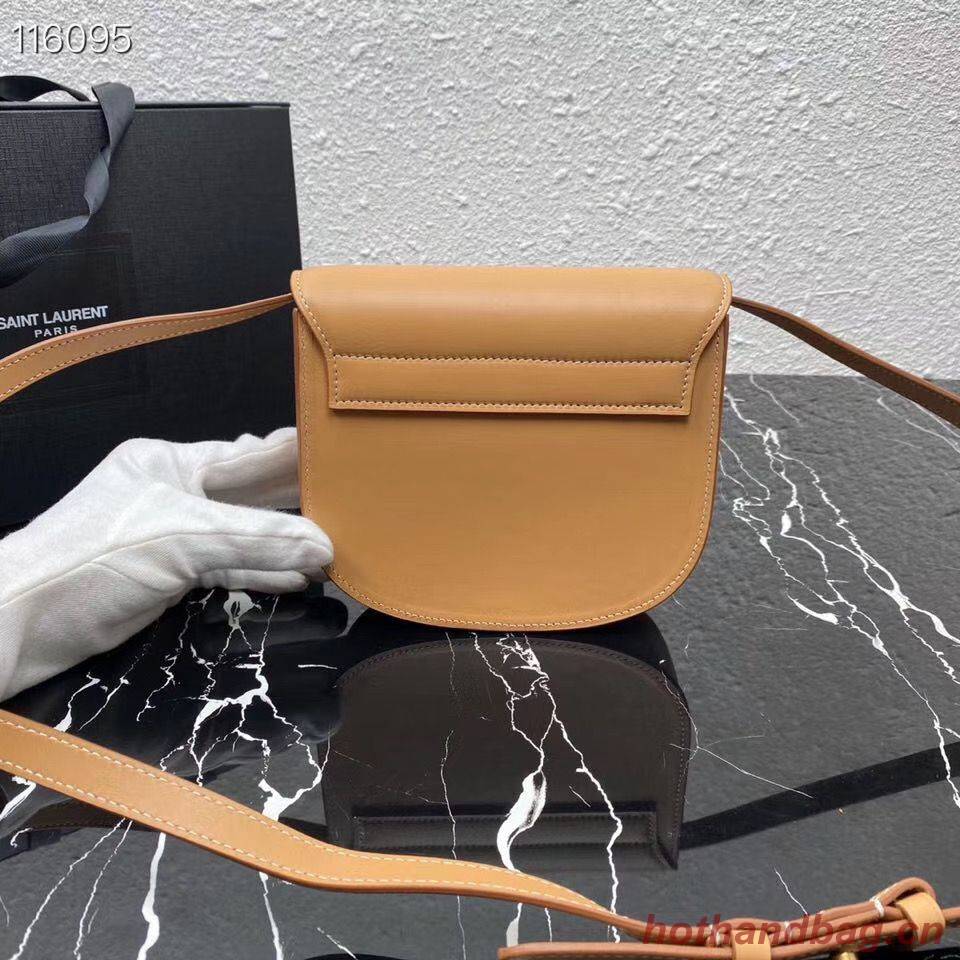 Yves Saint Laurent Calfskin Leather Shoulder Bag 619740 apricot Yves Saint Laurent Calfskin Leather Shoulder Bag 619740 apricot